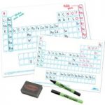 Show-Me A4 White Board Periodic Table Pack of 100 Boards, Pens and…