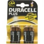 Duracell Plus 5000394038103 MN1500B AA Batteries (Pack of 4)