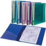Snopake 10165 Ring Binder 2 Ring A4 Electra Assorted – Pack of 10