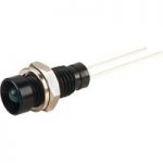 TruOpto Blue 3mm LED Indicator with Black Recessed Bezel