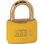 Kasp K12440YELA1 Brass Padlock – 40mm – Brass Shackle – Yellow – K…