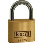Kasp K12525A1 Premium Brass Padlock – 25mm – KA25251