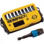 CK Tools T4510 Blue Steel Impact PZ/PH Screwdriver Bit – Set of 10